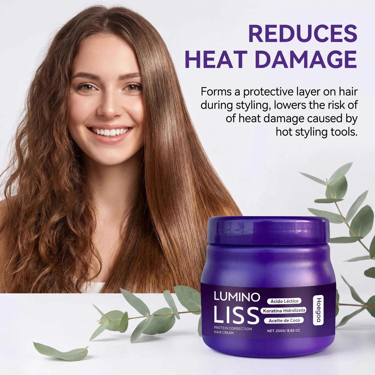Revitalize Your Hair with HOEGOA Protein Hair Correcting Cream – Long-Lasting Smoothing Treatment