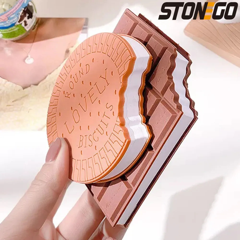 Creative Chocolate Cookies Shape Note Book - OLM Store