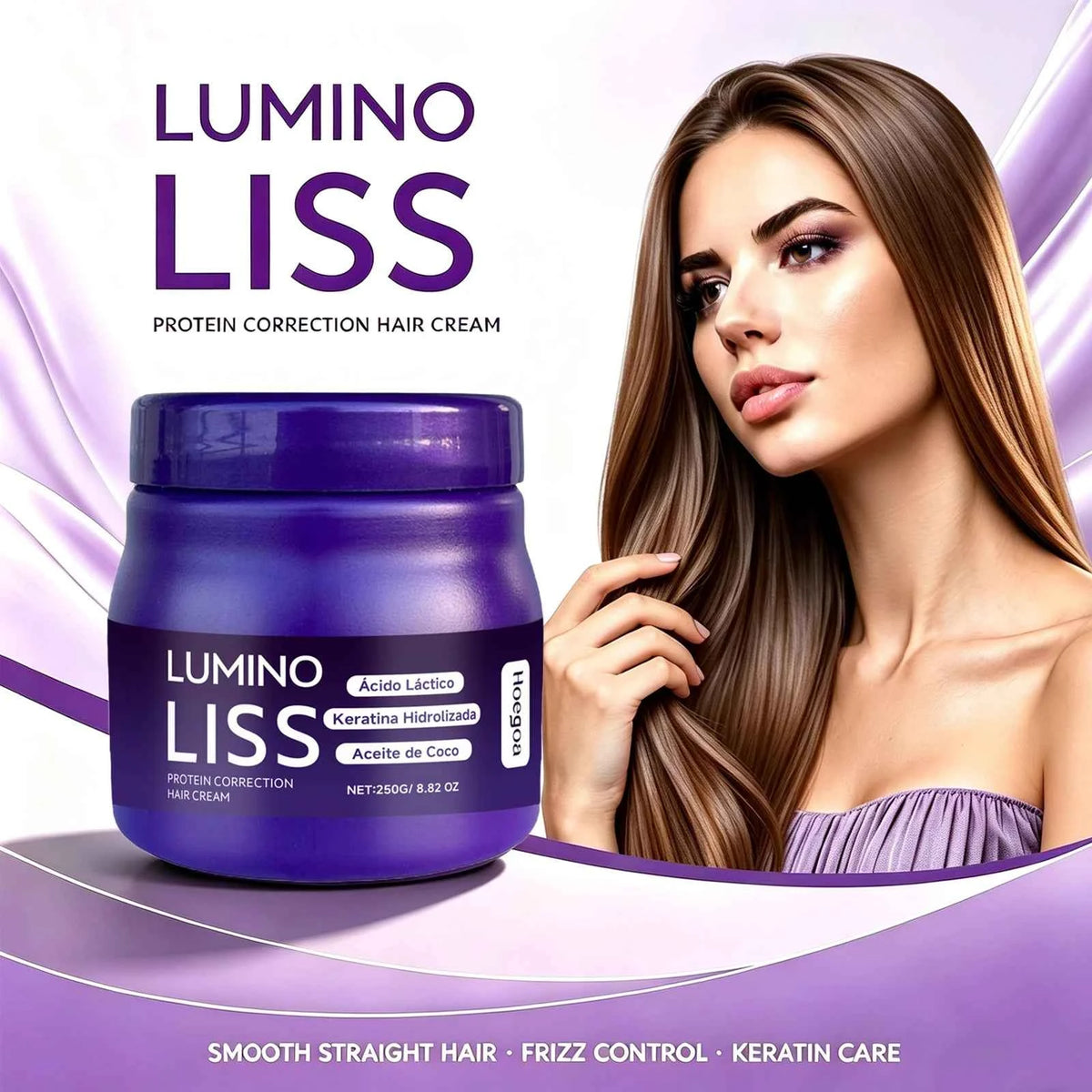 Revitalize Your Hair with HOEGOA Protein Hair Correcting Cream – Long-Lasting Smoothing Treatment