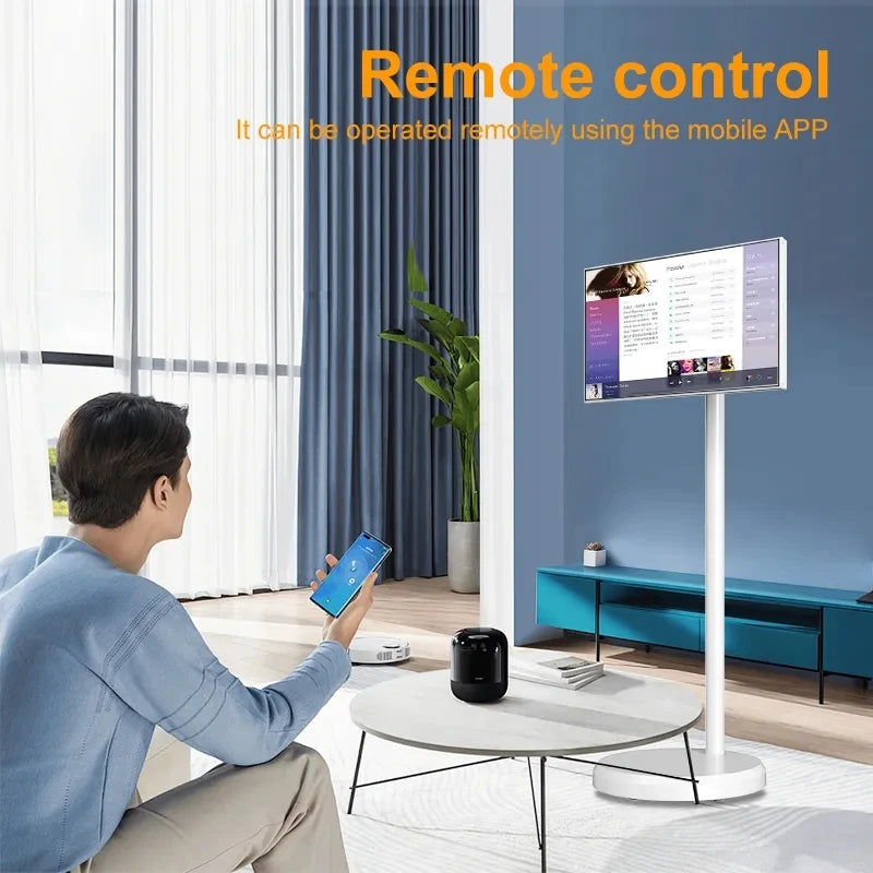 Experience Ultimate Flexibility with the 21.5 Inch Battery-Powered Smart TV