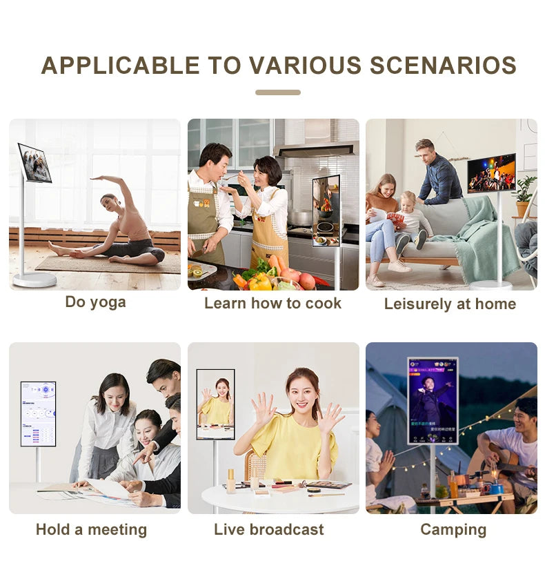 Experience Ultimate Flexibility with the 21.5 Inch Battery-Powered Smart TV