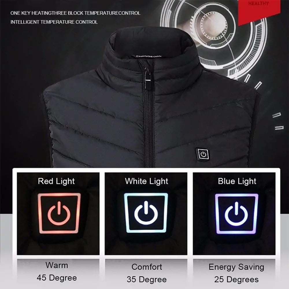 Stay Cozy Anywhere with Our Heated Vest for Winter Outdoor Activities