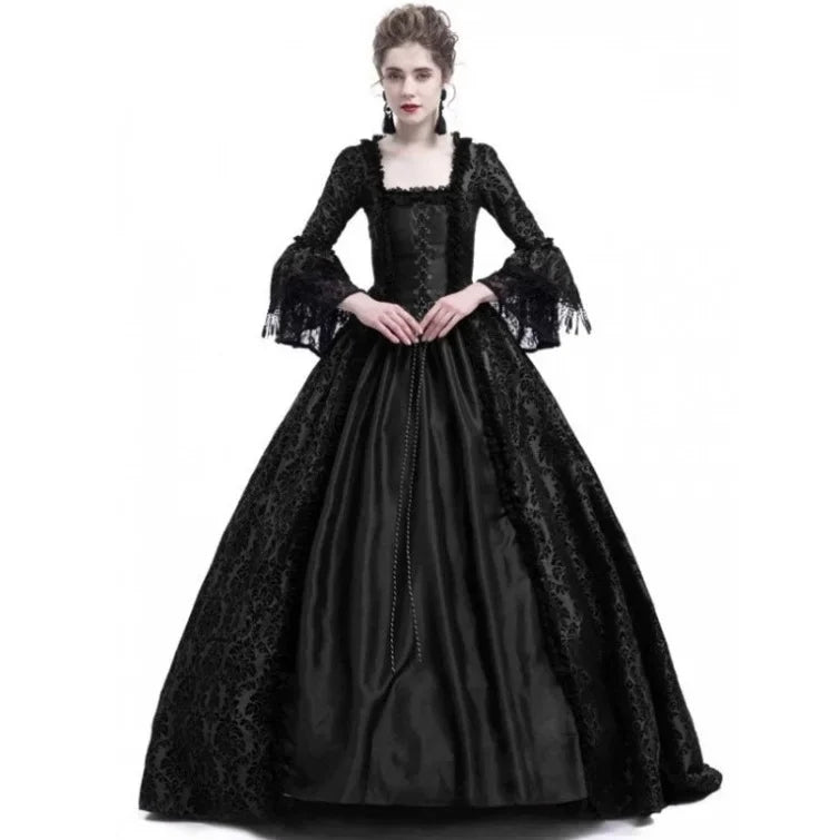 Gothic Victorian Cosplay Dress - Embrace Elegance with a Touch of Dark Fantasy