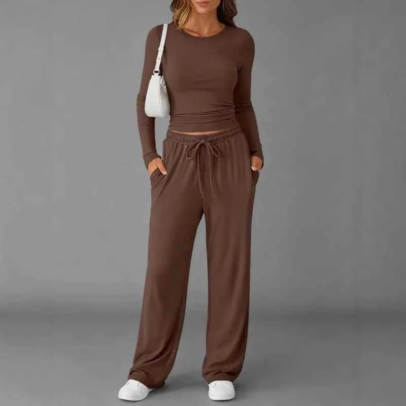 Women's Casual Sports Suit Set: Elevate Your Autumn Wardrobe