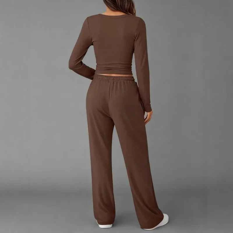 Women's Casual Sports Suit Set: Elevate Your Autumn Wardrobe