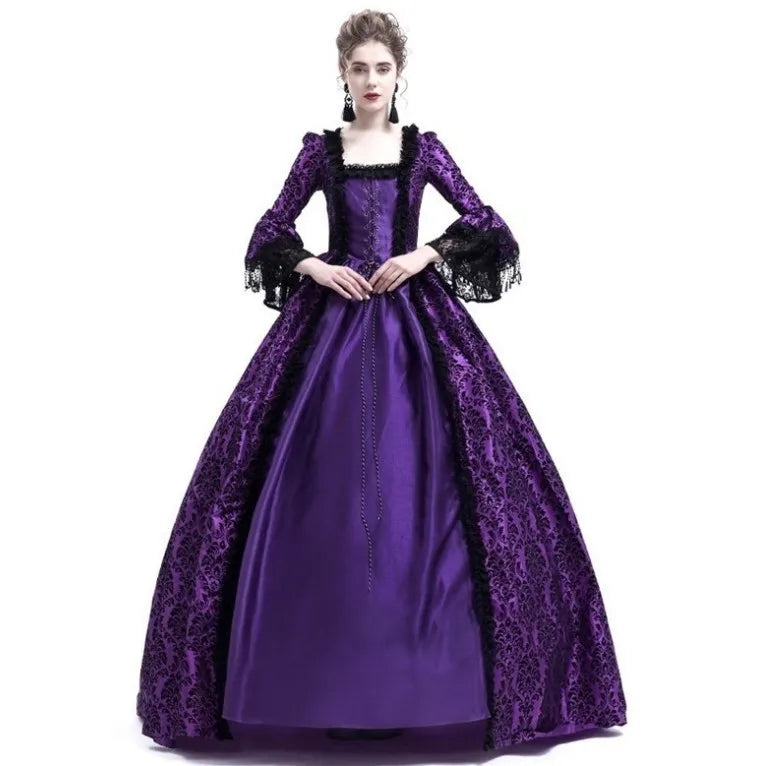 Gothic Victorian Cosplay Dress - Embrace Elegance with a Touch of Dark Fantasy