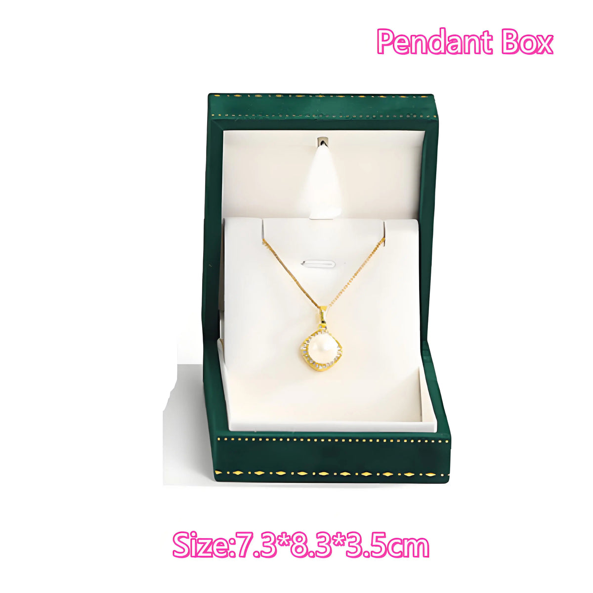 Illuminate Your Moments with the LED Light Necklace Gift Box – Velvet Jewelry Presentation Case