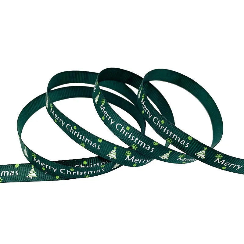 Merry Christmas Grosgrain Ribbon: Elevate Your Holiday Decor