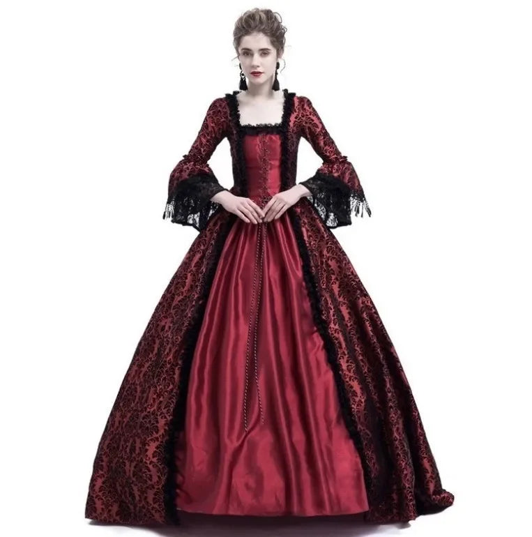 Gothic Victorian Cosplay Dress - Embrace Elegance with a Touch of Dark Fantasy