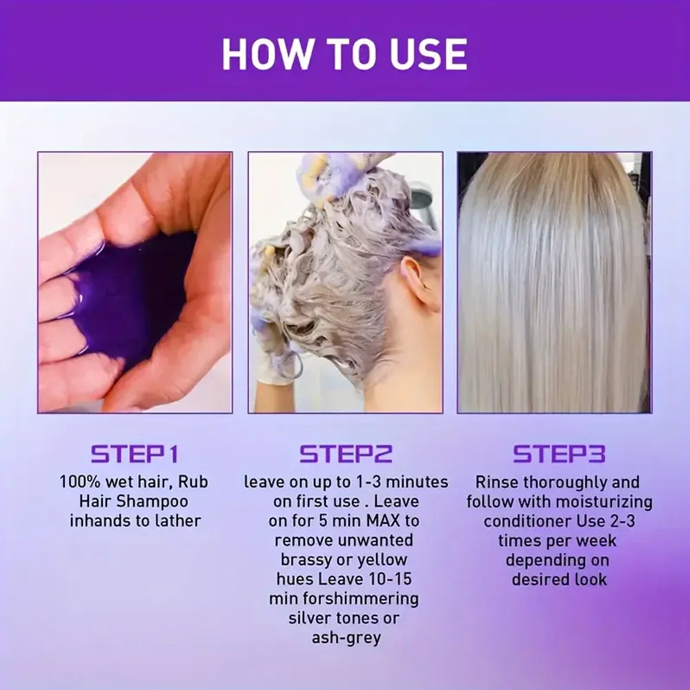 Revitalize Your Locks with Our Purple Hair Mask for Blonde Hair – Eliminate Brassiness & Hydrate