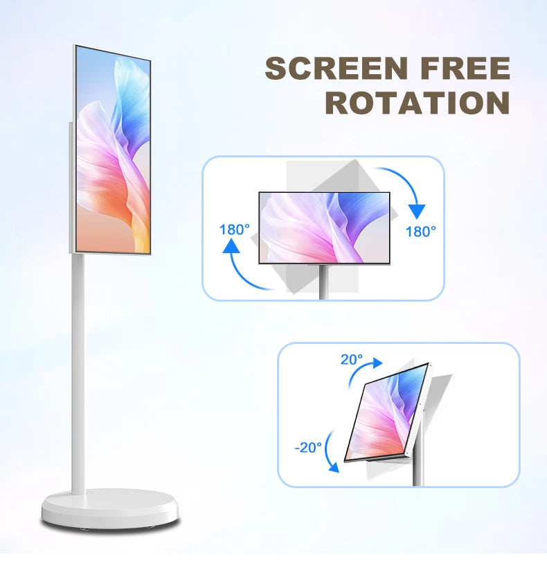 Experience Ultimate Flexibility with the 21.5 Inch Battery-Powered Smart TV