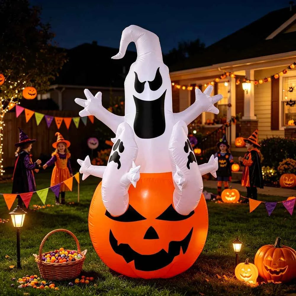 Spooky Large Halloween Inflatable Decorations: Ghosts, Pumpkins & More for your Yard