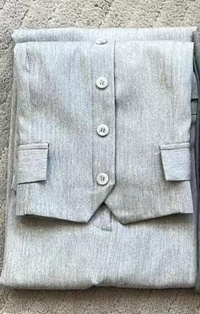 Vest and Long Skirt Set with Sleeveless Top and High Waist Styling