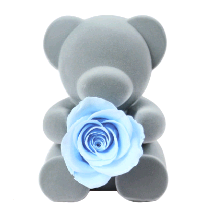 Rose Bear Gift with a Sweet Bear-and-Flower Presentation