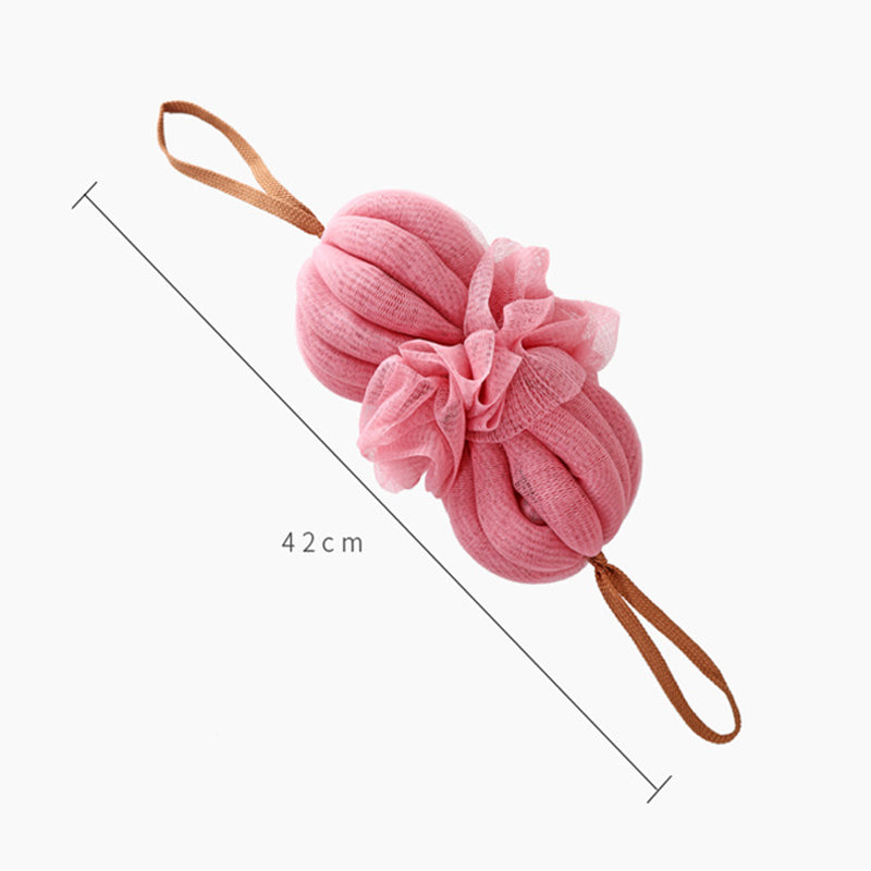 Mesh Bath Scrubber with Loop Handles