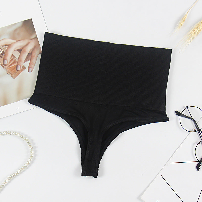 High-Rise Shapewear Briefs with Black and Apricot Selections