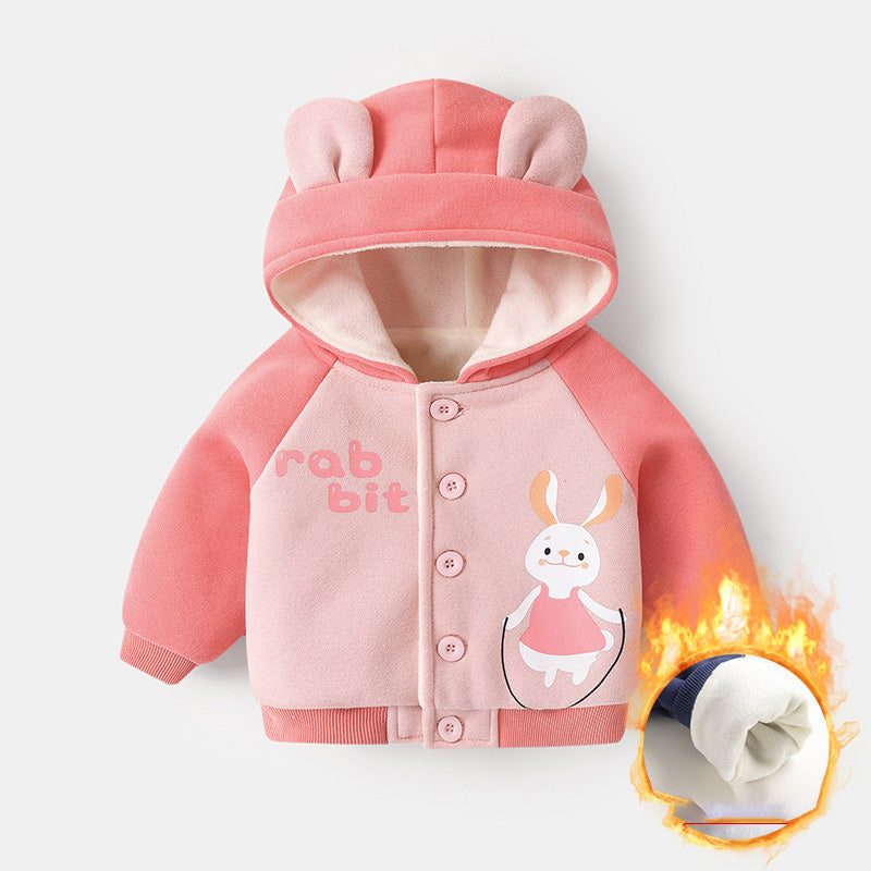 Baby & Toddler Hooded Animal-Print Jacket