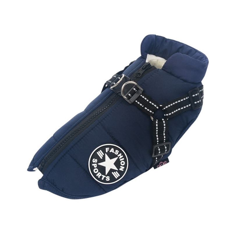Large Dog Winter Coat – Adjustable Outdoor Pet Layer