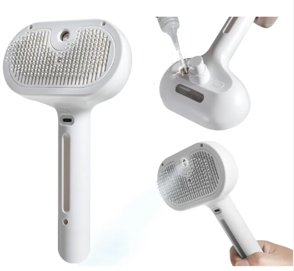 Pet Hair Spray Brush for Grooming: Effortless Shedding Control for Your Furry Friends