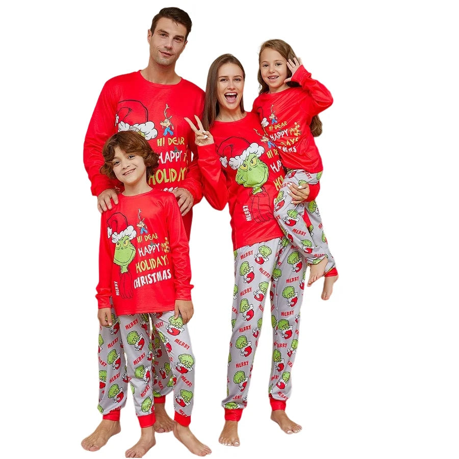 Festive Matching Family Christmas Pajamas