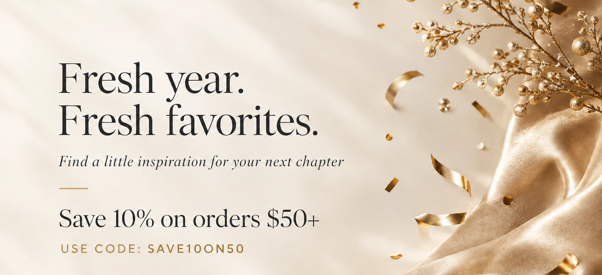 New Year banner without store branding
